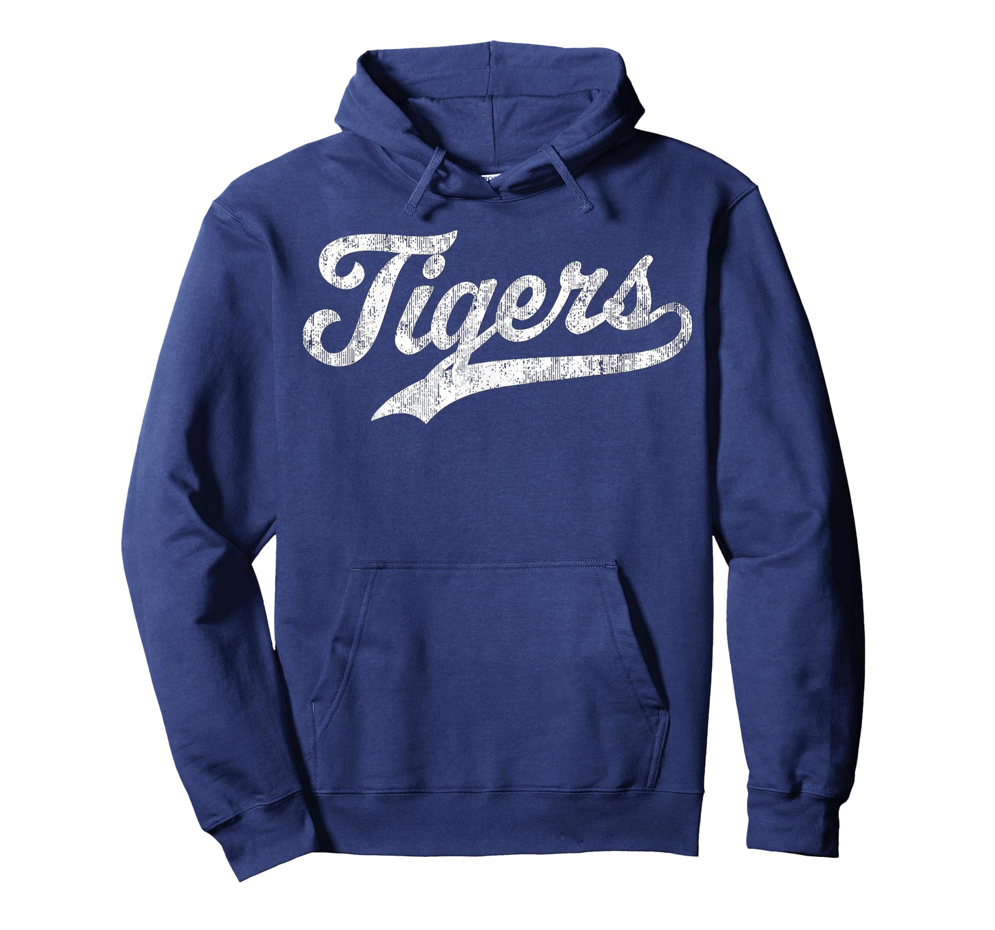 Vintage Tigers Name Personalized Retro for Men Women Kid T-Shirt - Hoodie | Navy