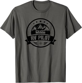 RV Pilot Funny Motorhome RV Travel T-shirt for Men Women T-Shirt