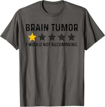 Brain Tumor Awareness Warrior Brain Cancer Surgery Recovery T-Shirt