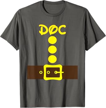Dwarf Easy Halloween Group Costume Men Women Kids Matching T-Shirt