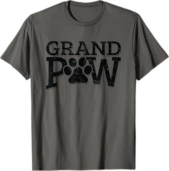 Grandpaw Dog Grandpa Shirts Grand Paw Gifts Men Dad Father T-Shirt
