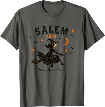 Salem 1692 They Missed One Spooky Vibes T-Shirt