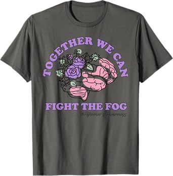 Together We Can Fight The Fog Alzheimer's Awareness Month T-Shirt