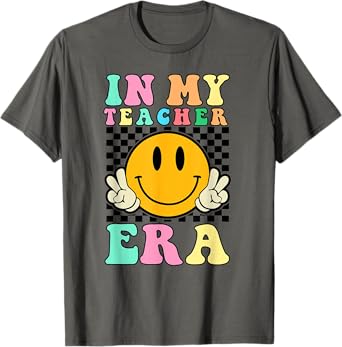 In My Teacher Era Retro Back To School Teacher Student T-Shirt