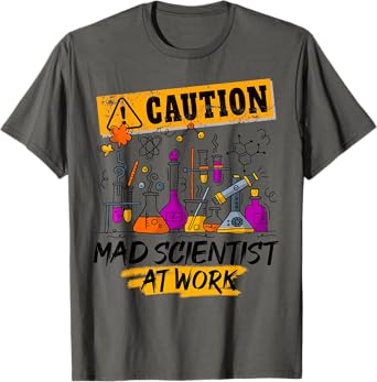 Science Teacher Mad Scientist Halloween Costume Youth Adult T-Shirt