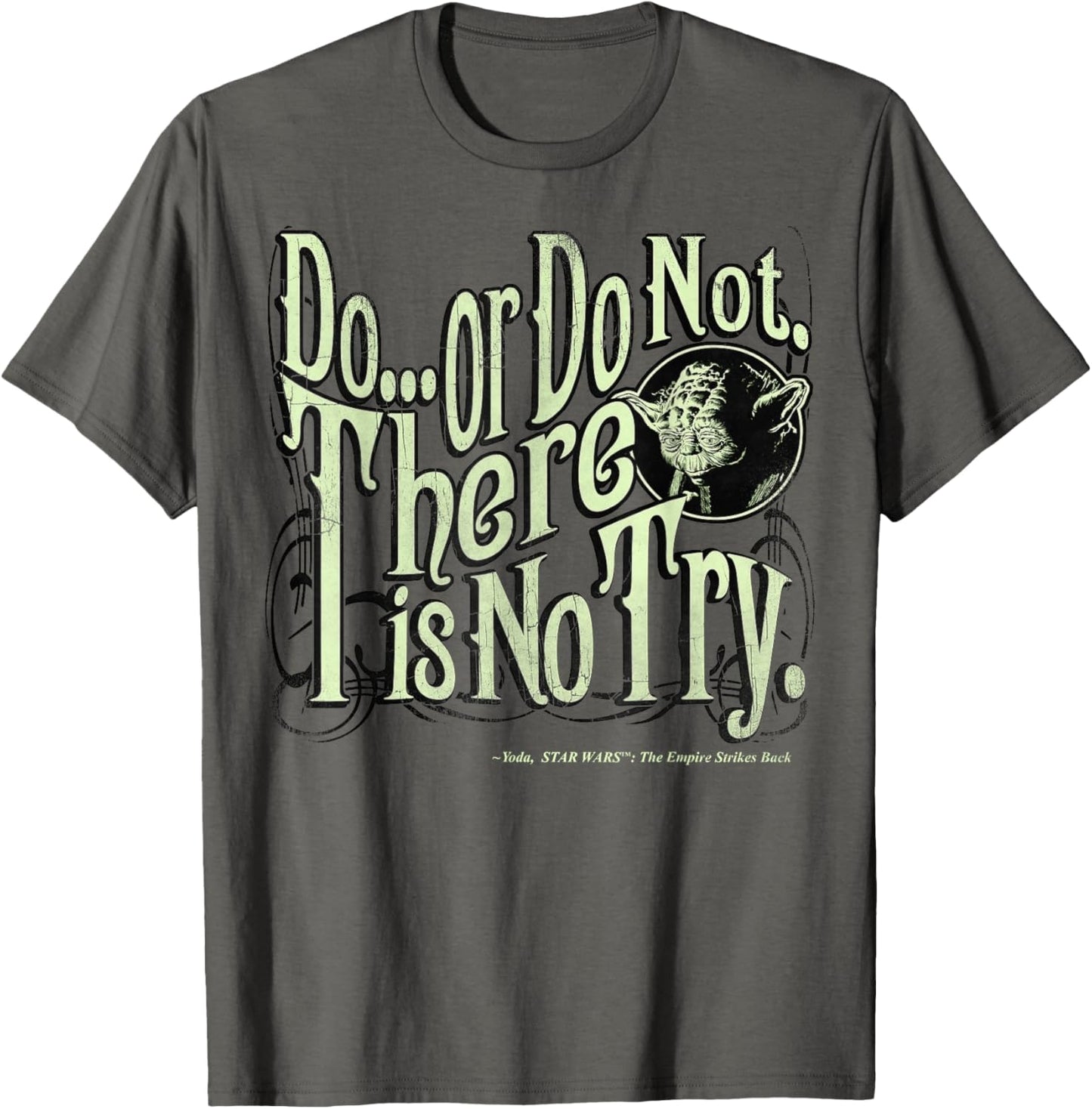 Star Wars Yoda Epic Quote "Do Or Do Not..." Graphic T-Shirt T-Shirt