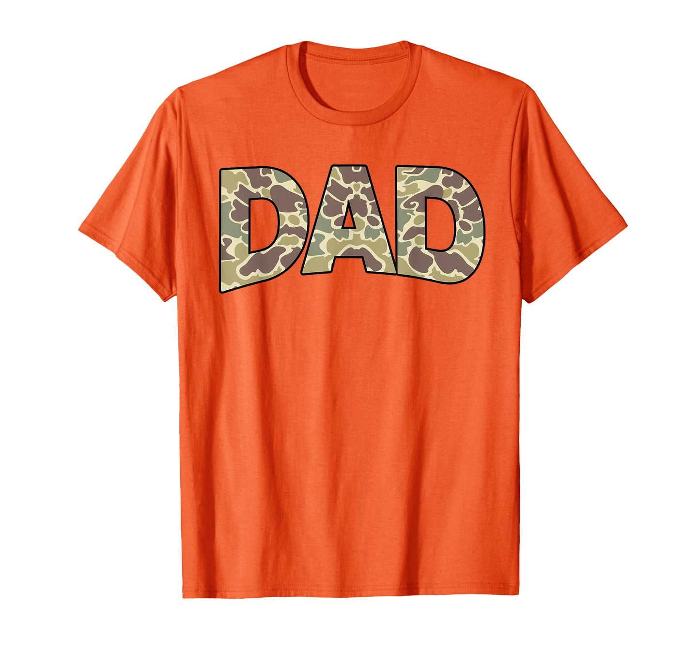 Men Old School Camo Dad, Retro Camouflage Daddy Father's Day T-Shirt