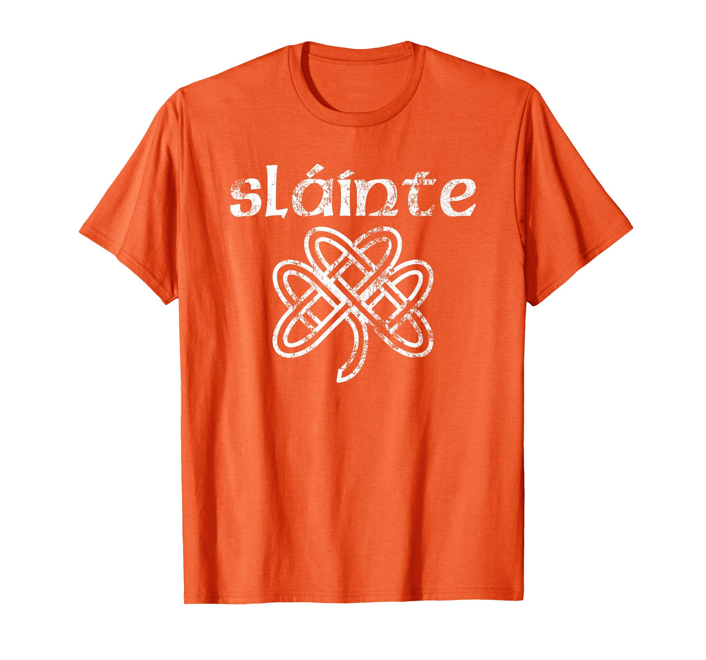 Happy Shamrock Apparel Vintage Slainte Cute Cheers Good Health Fun St Patricks Day T-Shirt