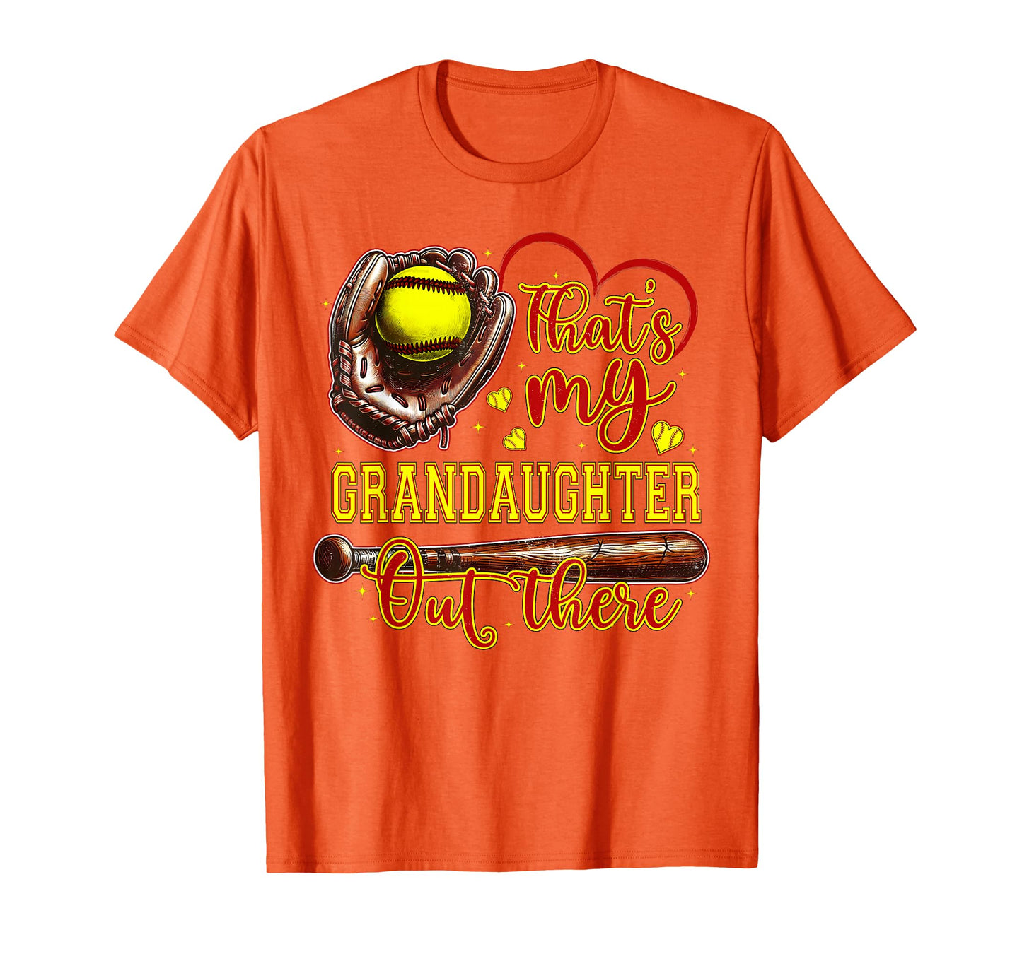 That's My Granddaughter Out There Softball Grandma T-Shirt