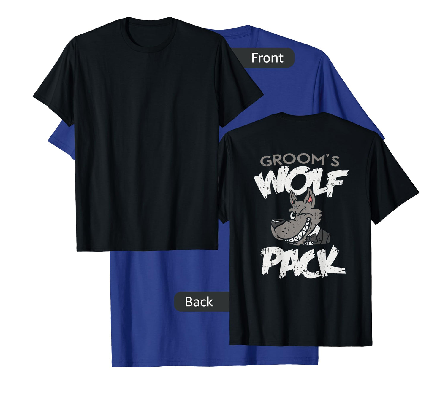 Bachelor Party T Shirts, Wolf Pack Member Graphic Tees