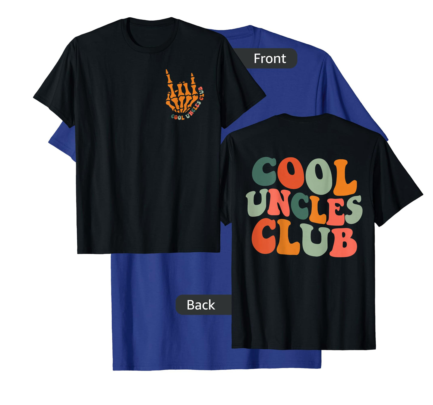 Cool Uncles Club Retro Groovy Funny New Uncle Men T-Shirt