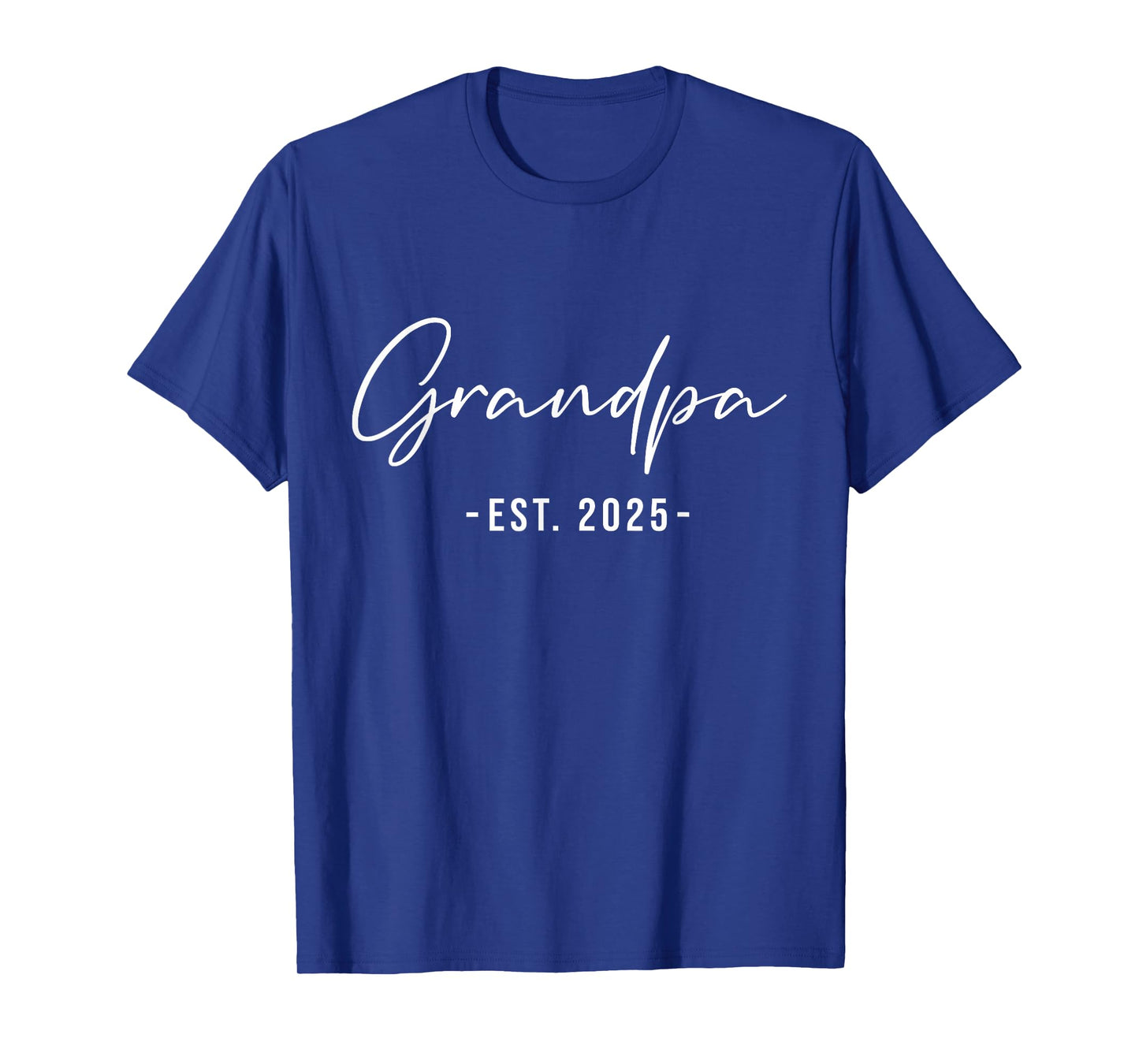 Grandpa Est 2025 Promoted To Grandpa 2025 New Grandpa T-Shirt