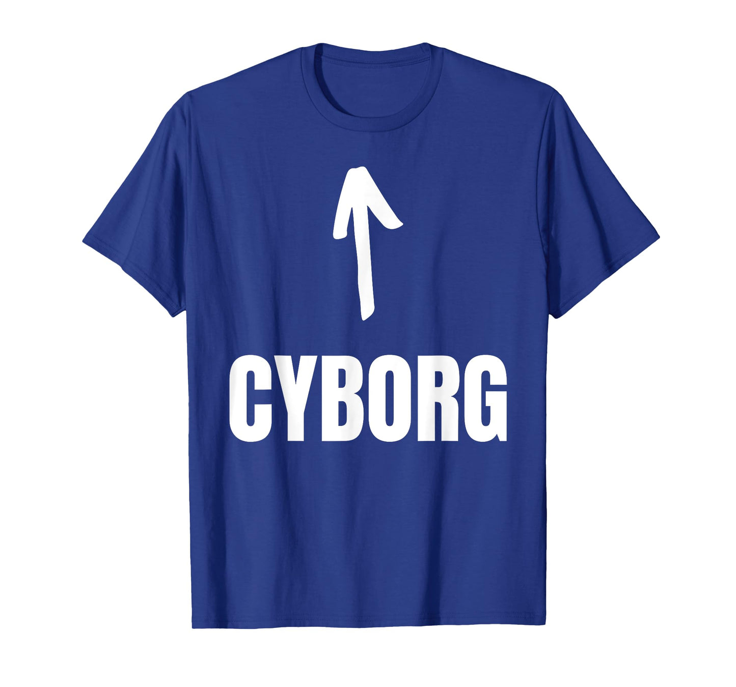Halloween Cyborg T-Shirt - Unisex-Adults, Kids - Black - Short Sleeve - Crew Neck - Small - Funny Cyborg Design