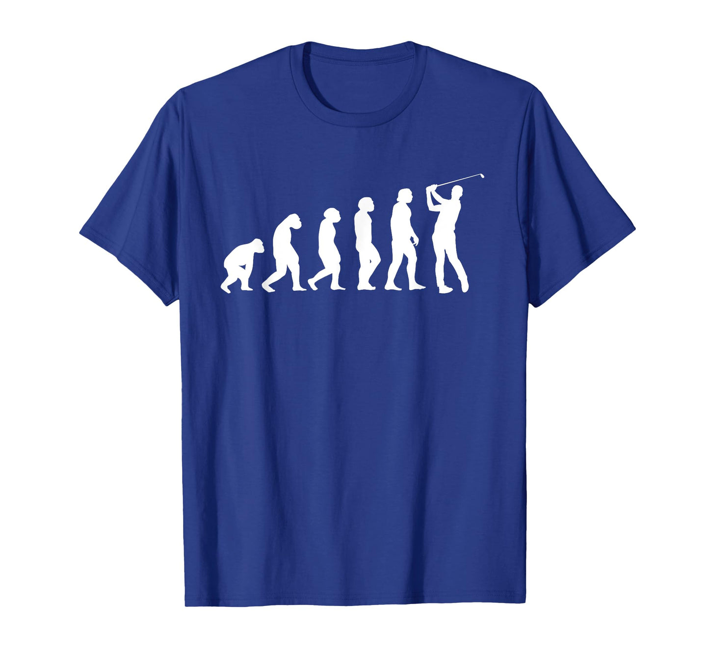 Golf Evolution Man Monkey Ape Golfer Golf Lover Player T-Shirt