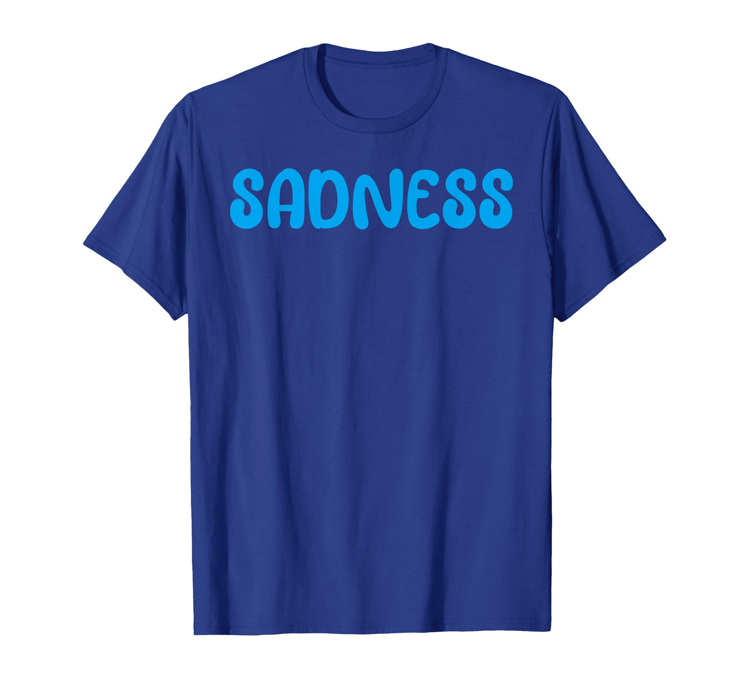Sadness Lazy Halloween Costume Funny Last Minute Womens Kids T-Shirt