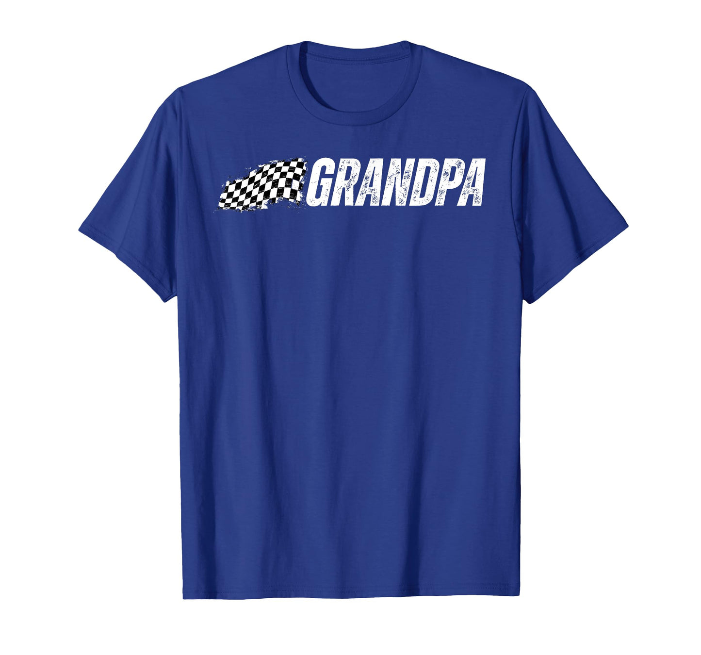 Race Car Pit Crew Grandpa Racing Birthday Party Matching T-Shirt
