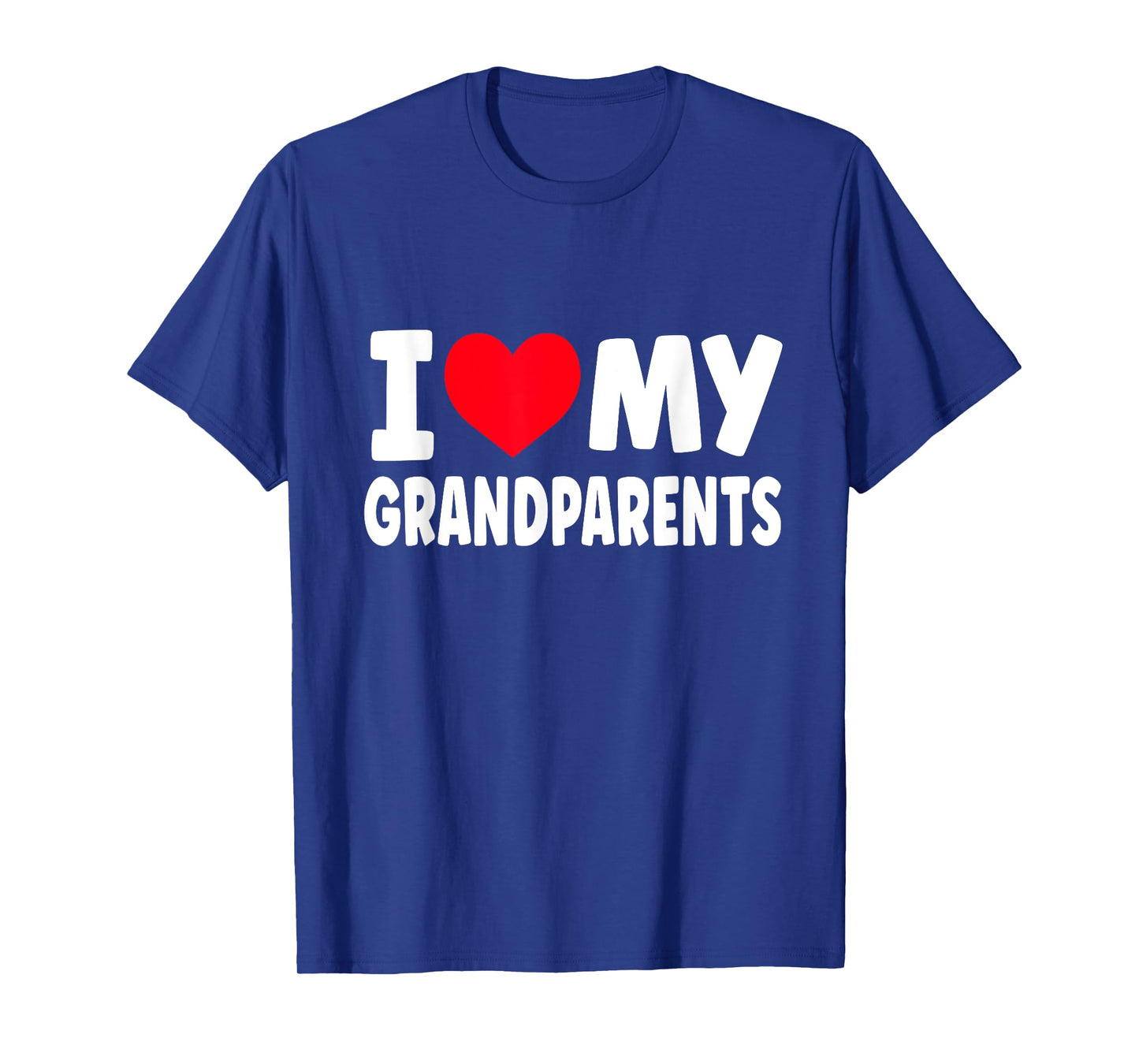 I Love My Grandparents I Heart My Grandparents T-Shirt