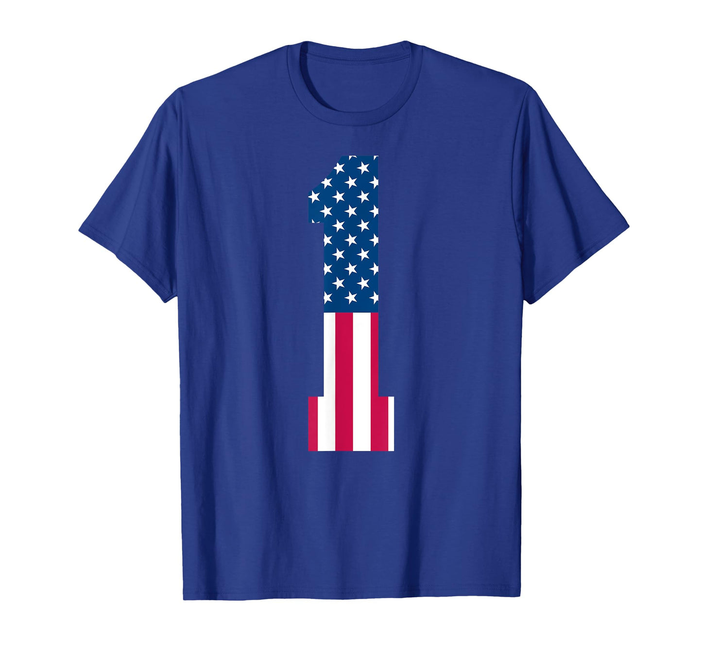 Fun 1st Birthday US American Flag 1st Of July Boy 1-Year-Old T-Shirt