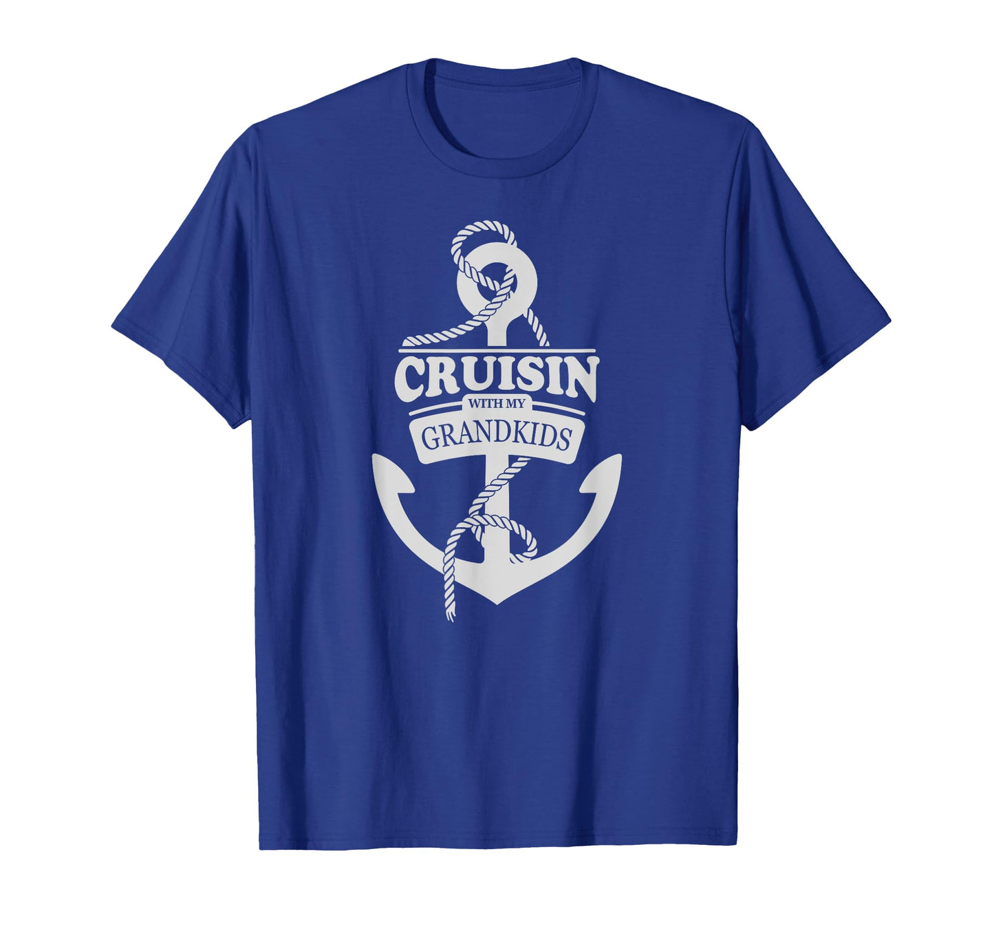Cruisin with My Grandkids Anchor Design โ Cruise Vacation Gr T-Shirt