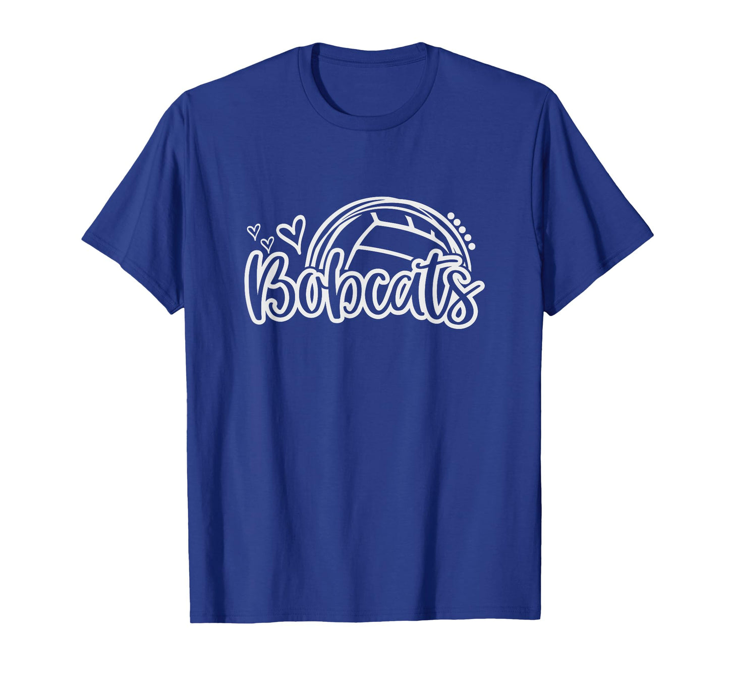 Volleyball Bobcats School Sports Fan Team Spirit T-Shirt