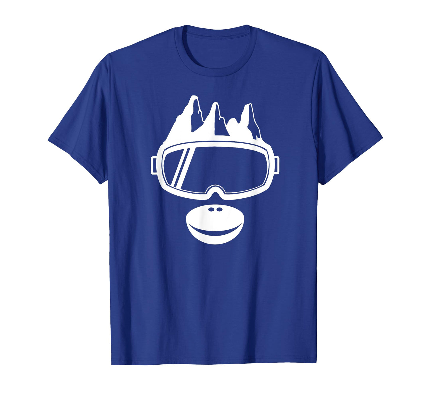 Ski Goggles Mountains Ape Monkey Face - Apres Ski Skier Gift T-Shirt