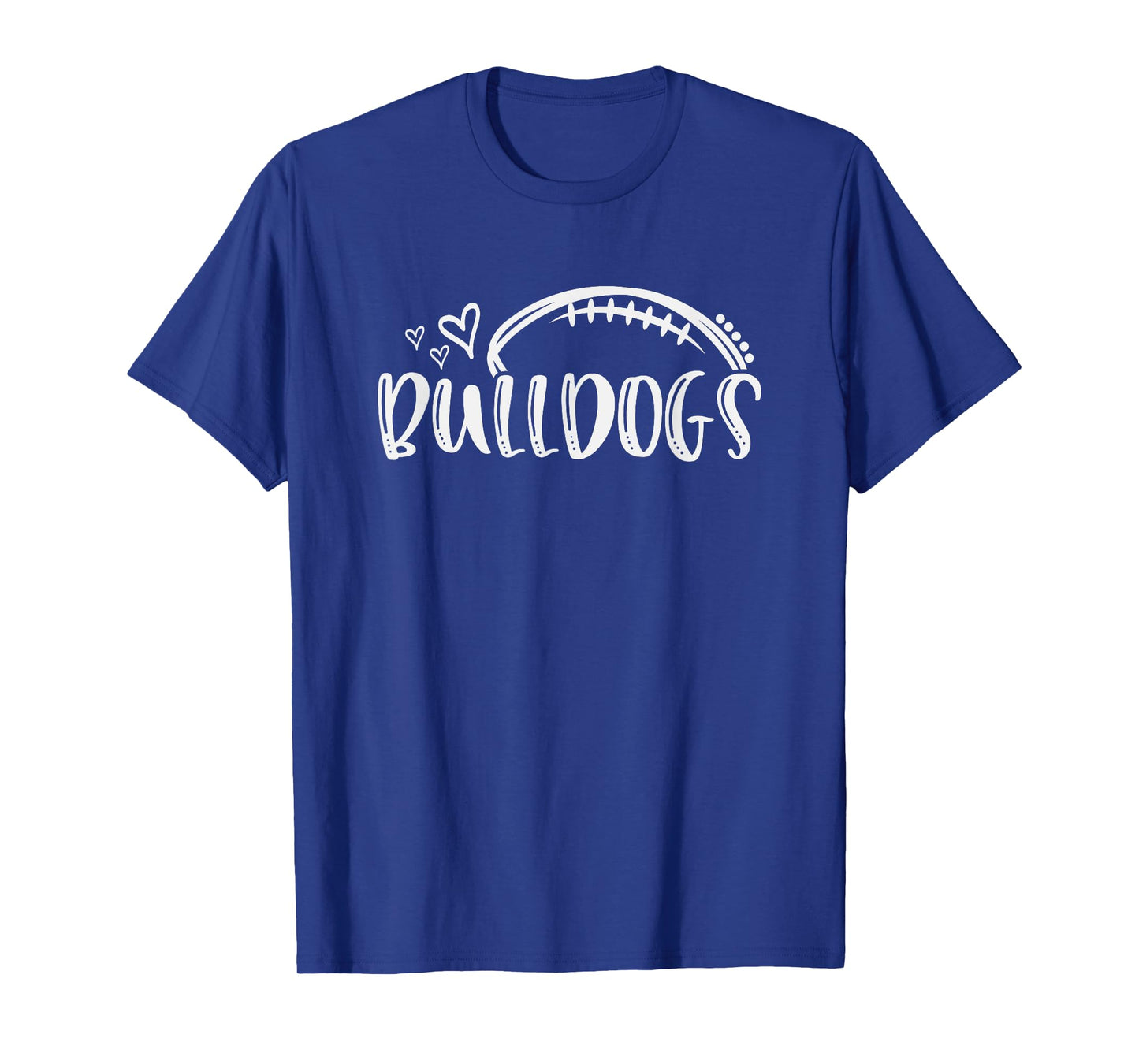 Football Bulldogs School Sports Fan Team Spirit T-Shirt