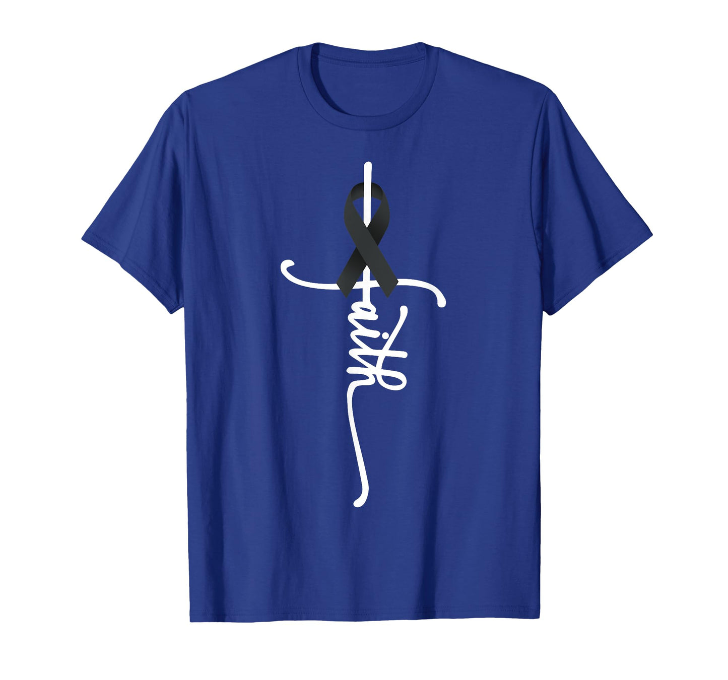 Skin Cancer Faith Melanoma Skin Cancer Awareness May Support T-Shirt