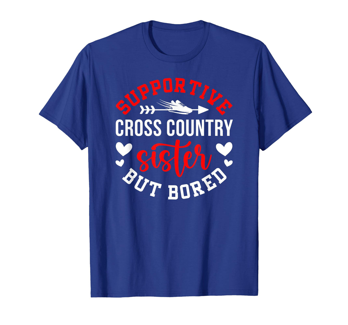Funny Cross Country Sister Of A Cross Country Runner Sis T-Shirt