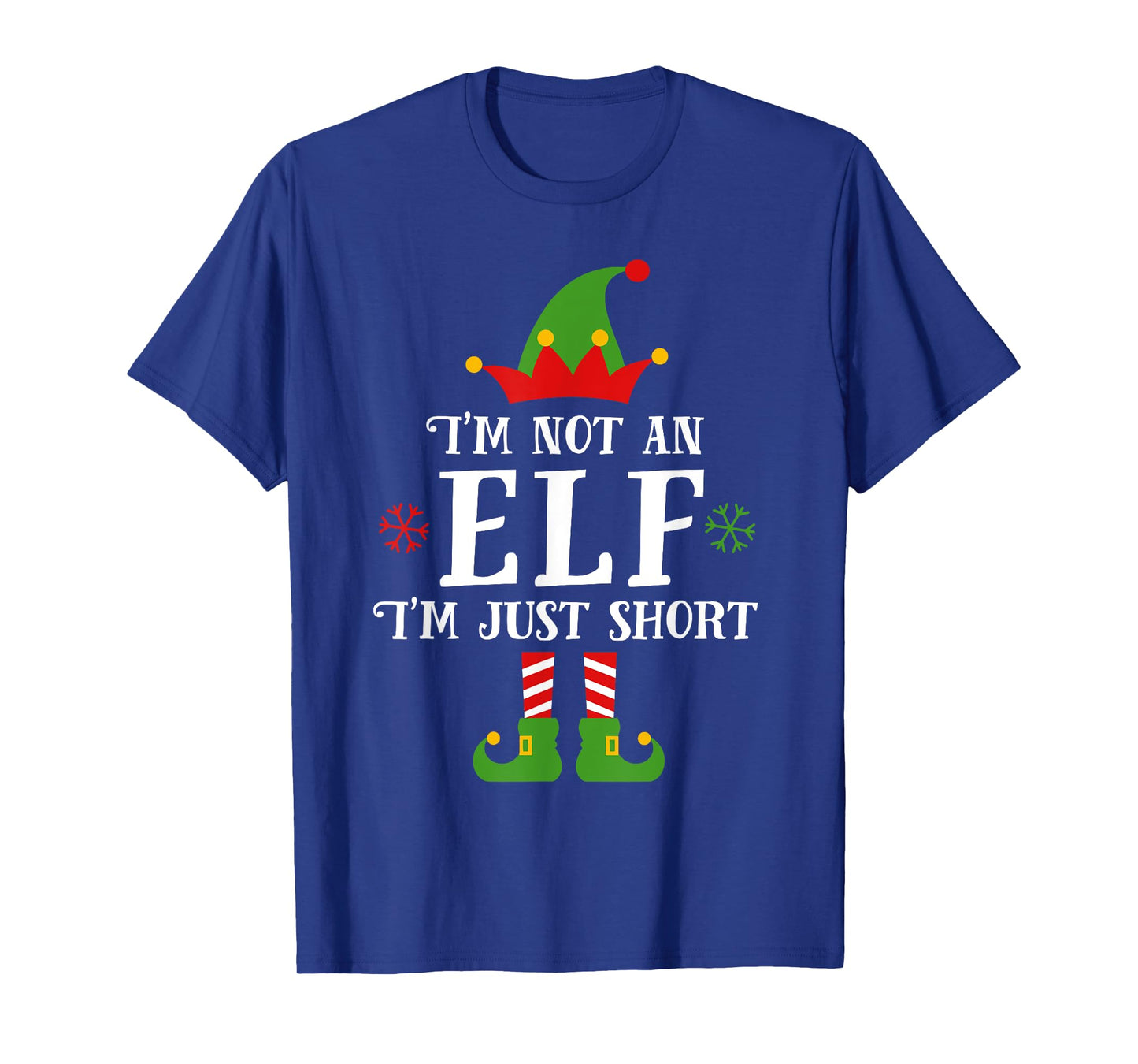 Im Not An Elf Family Christmas Pjs Matching Men Women Kids T-Shirt