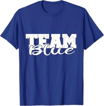 Sleepaway Summer Camp Color war Blue Team Spirit Kids T-Shirt