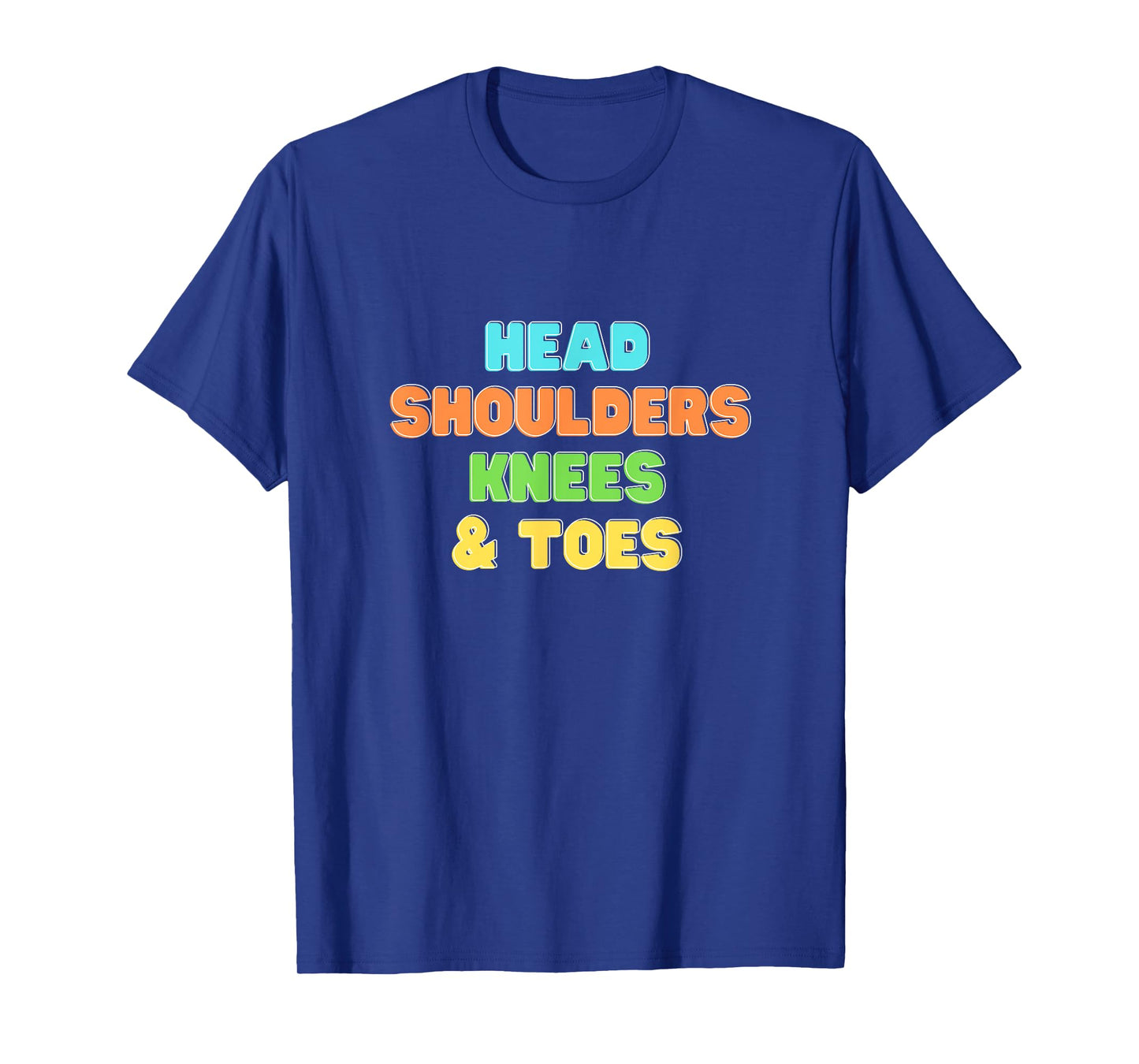 Head Shoulders Knees and Toes Song Nursery Rhyme Childrens T-Shirt