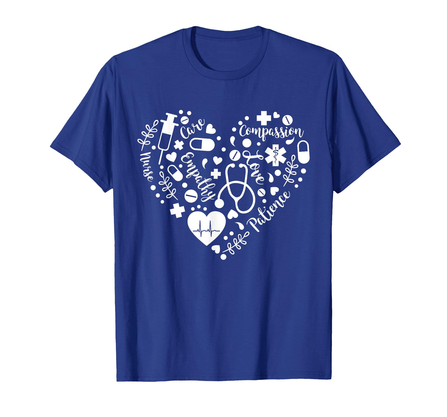 Nurse Life Heart Symbol - RN Nursing Nurse Day & Nurse Week T-Shirt