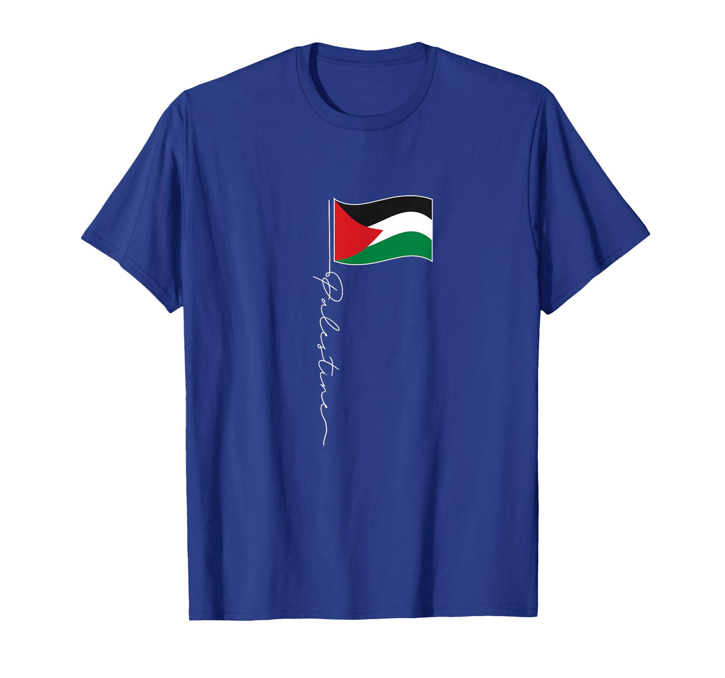 Palestine Signature Flag Pole - Patriotic Palestinian Flag T-Shirt
