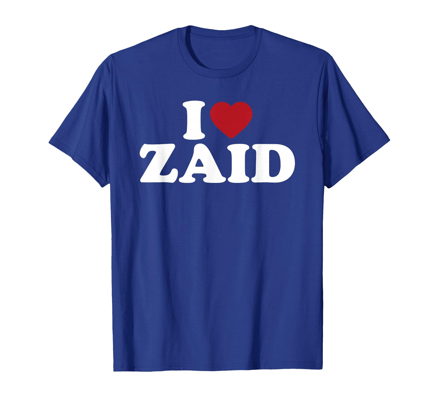 I Love Zaid, I Heart Zaid Red Heart T-Shirt