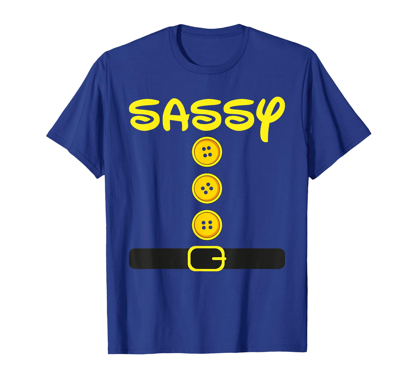 Sassy-Dwarf Halloween Costume Color Family Matching Dwarf T-Shirt