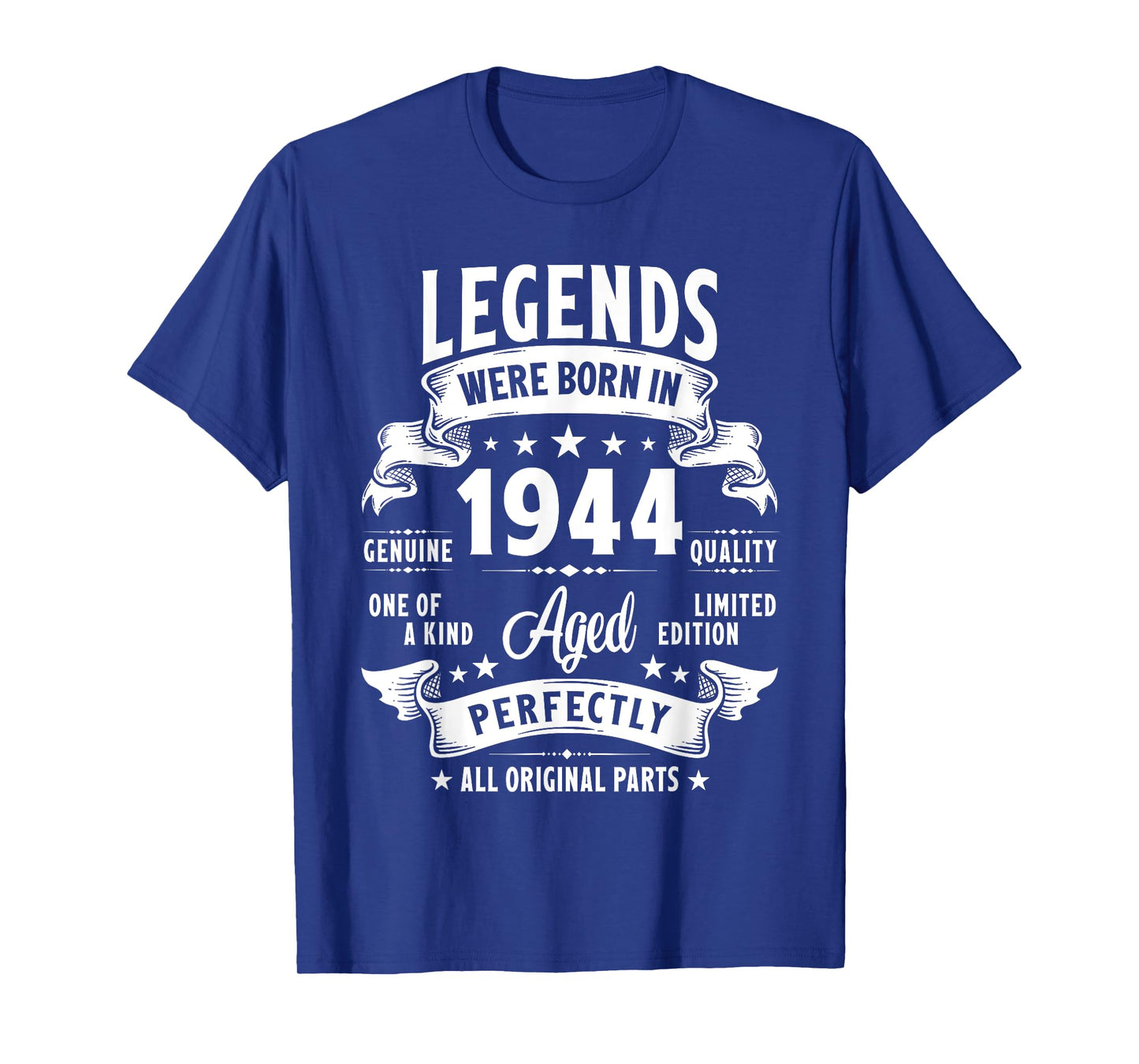 Vintage 1944 81 Year Old Gifts For Men Women 81st Birthday T-Shirt