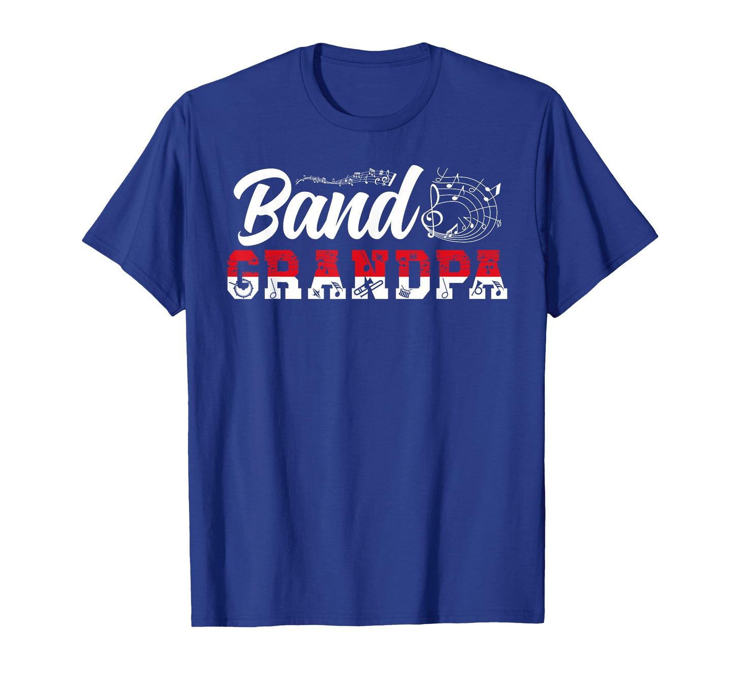 Band Grandpa Marching Band Grandfather T-Shirt