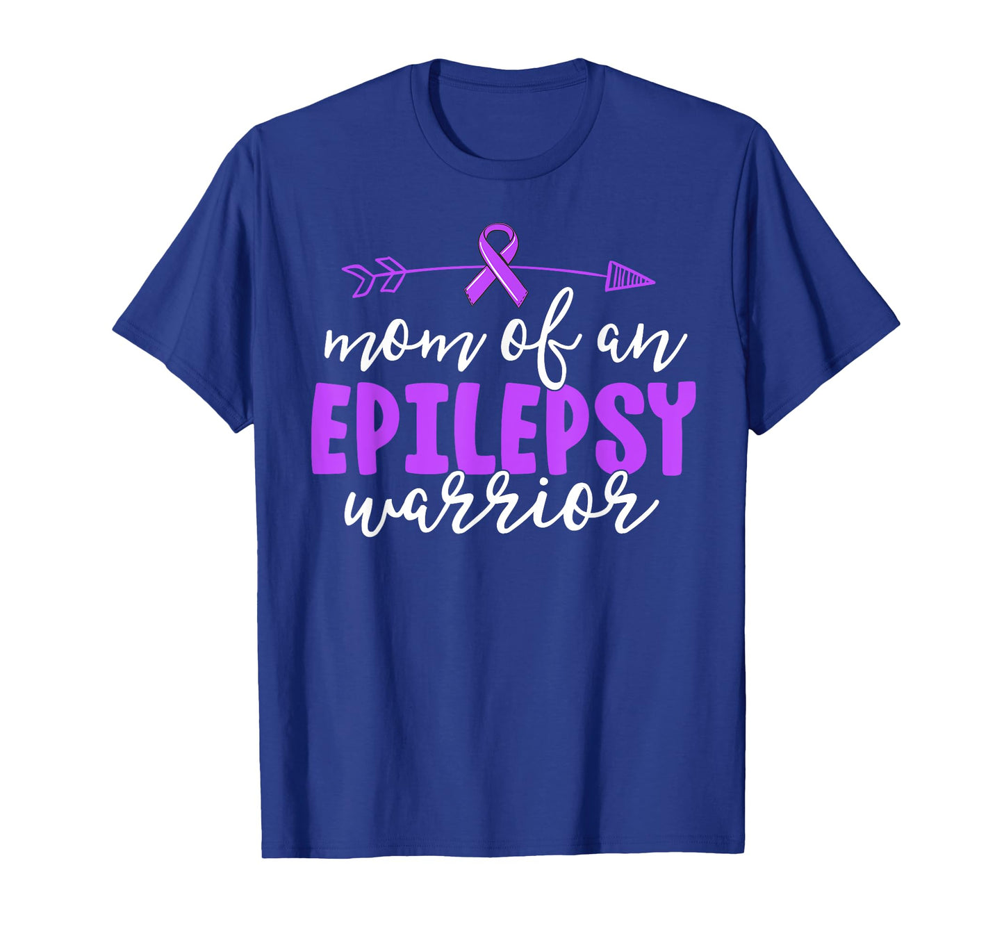 Epilepsy Mom Shirt Purple Ribbon Awareness Shirt Mother T-Shirt