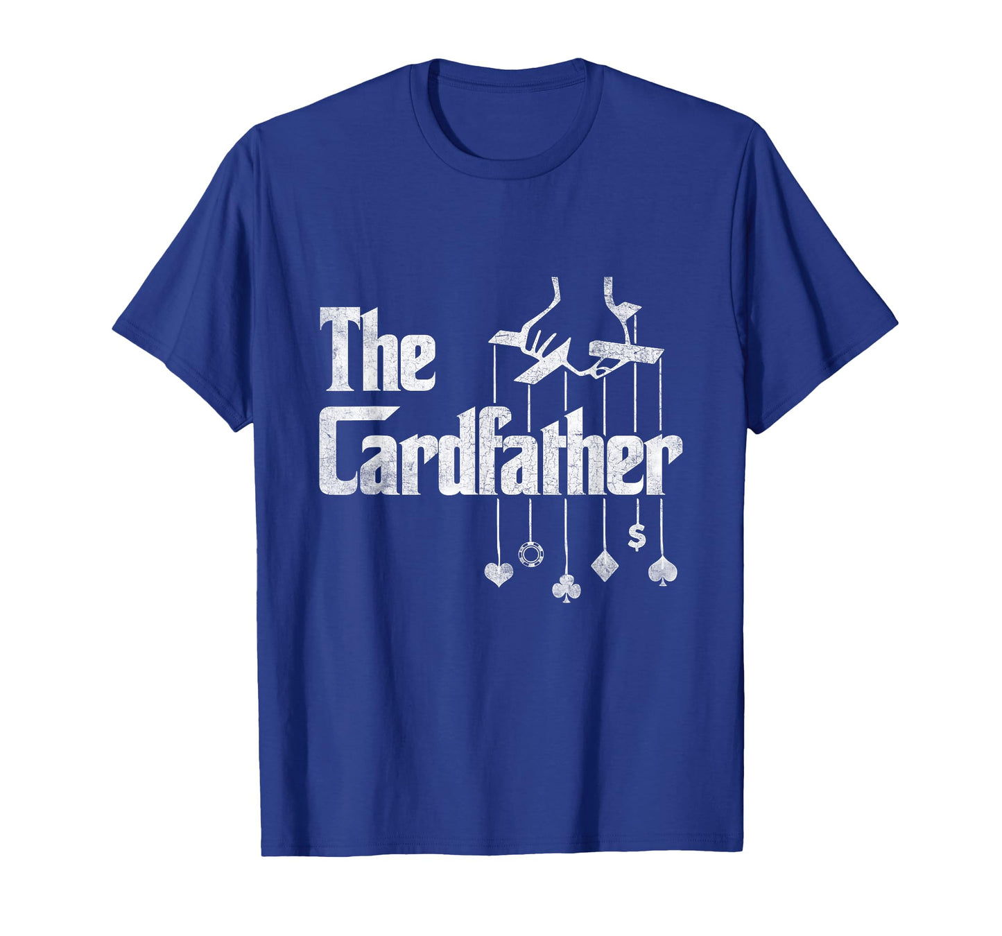 The Cardfather Poker Dad Design For Card Player Father's Day T-Shirt