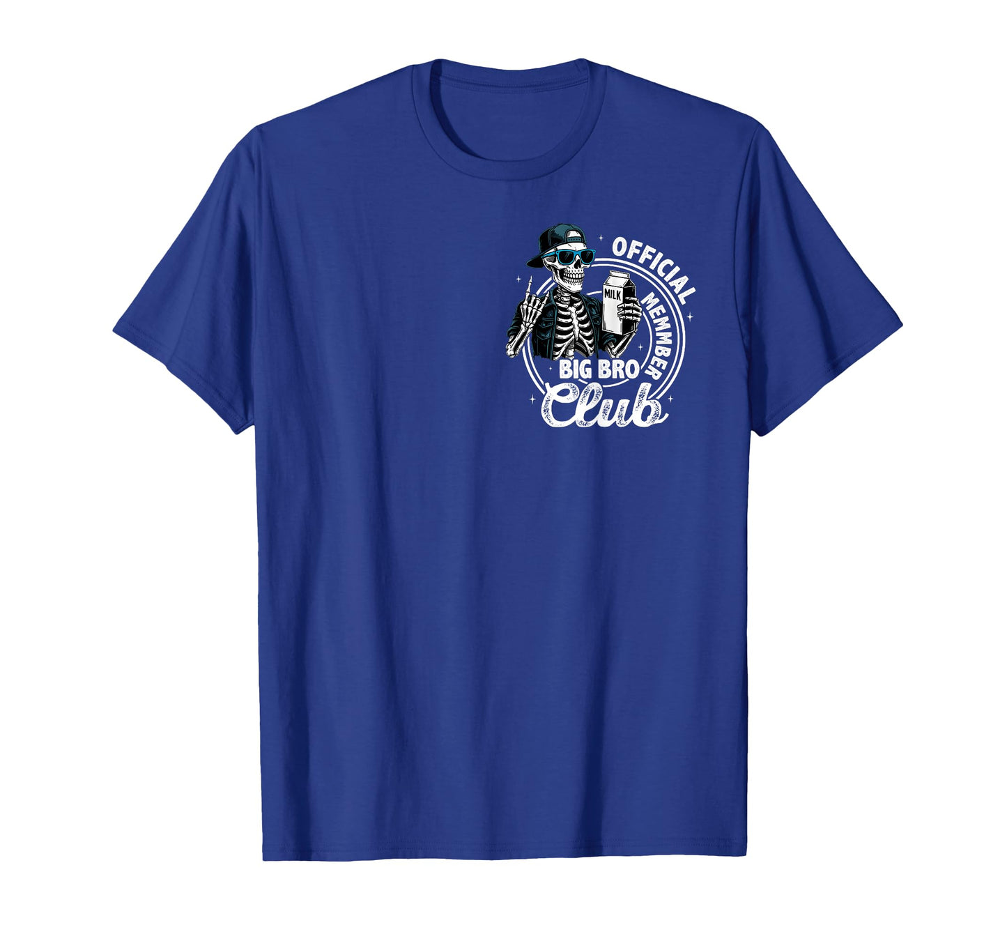 Cool Big Bro Club Retro Brother Matching Family Pocket Tee T-Shirt