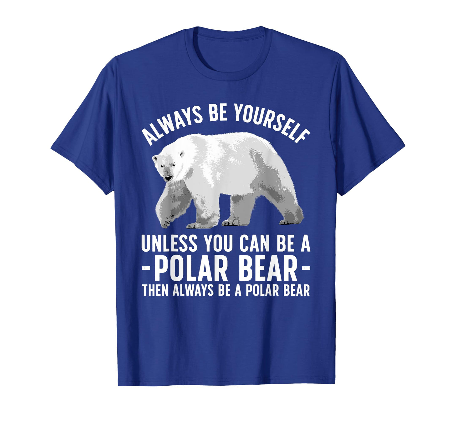 Funny Polar Bear Art For Men Women Boys Girls Sea Bear Lover T-Shirt
