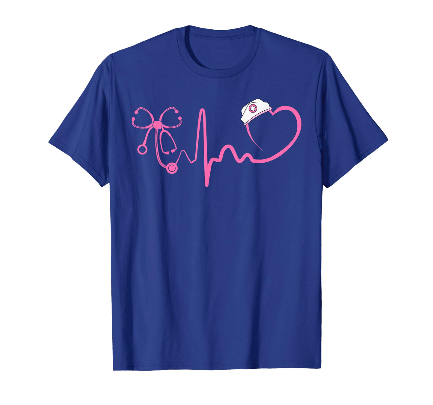 Women Stethoscope Nurse Coquette Heartbeat Nurse Life T-Shirt