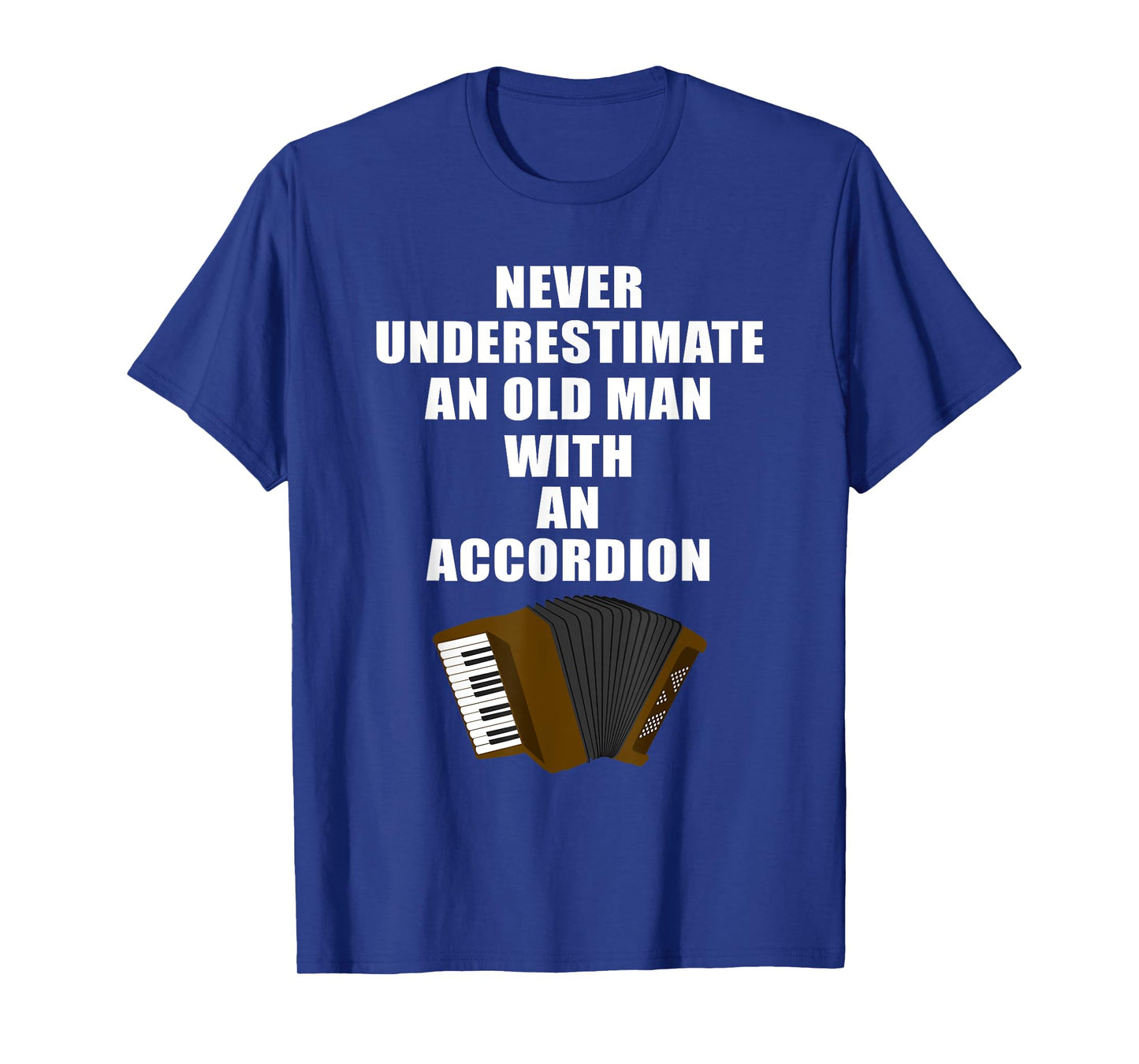 Cool Accordion Art For Grandpa Men Father Accordion Player T-Shirt