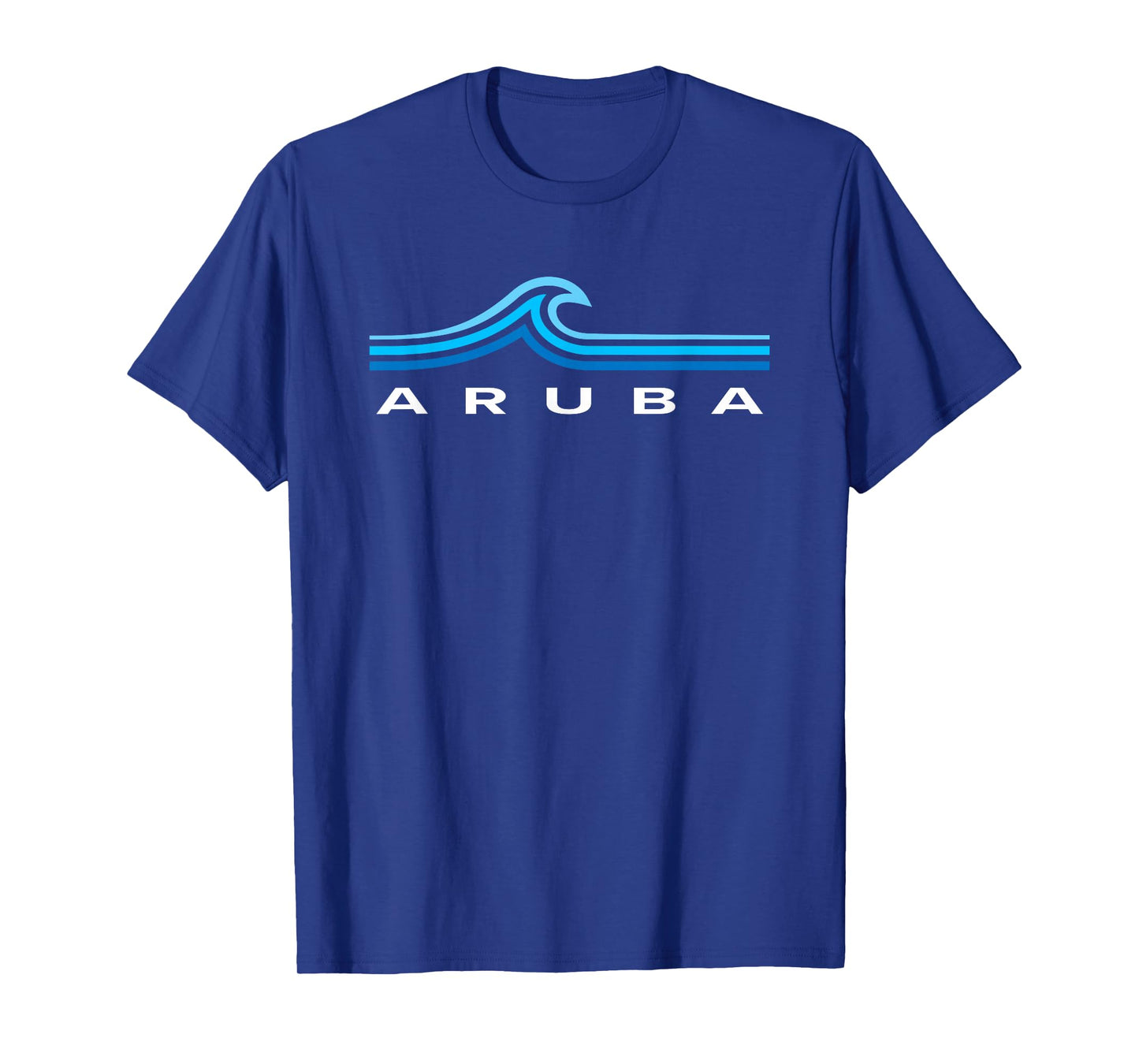 Aruba Waves Vintage Mens Womens Girls Boys Travel Souvenir T-Shirt
