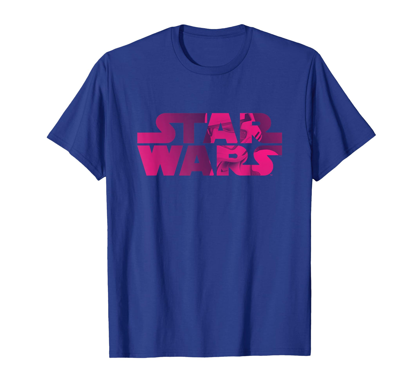 Star Wars Logo Fashion Style Magenta Stormtrooper T-Shirt