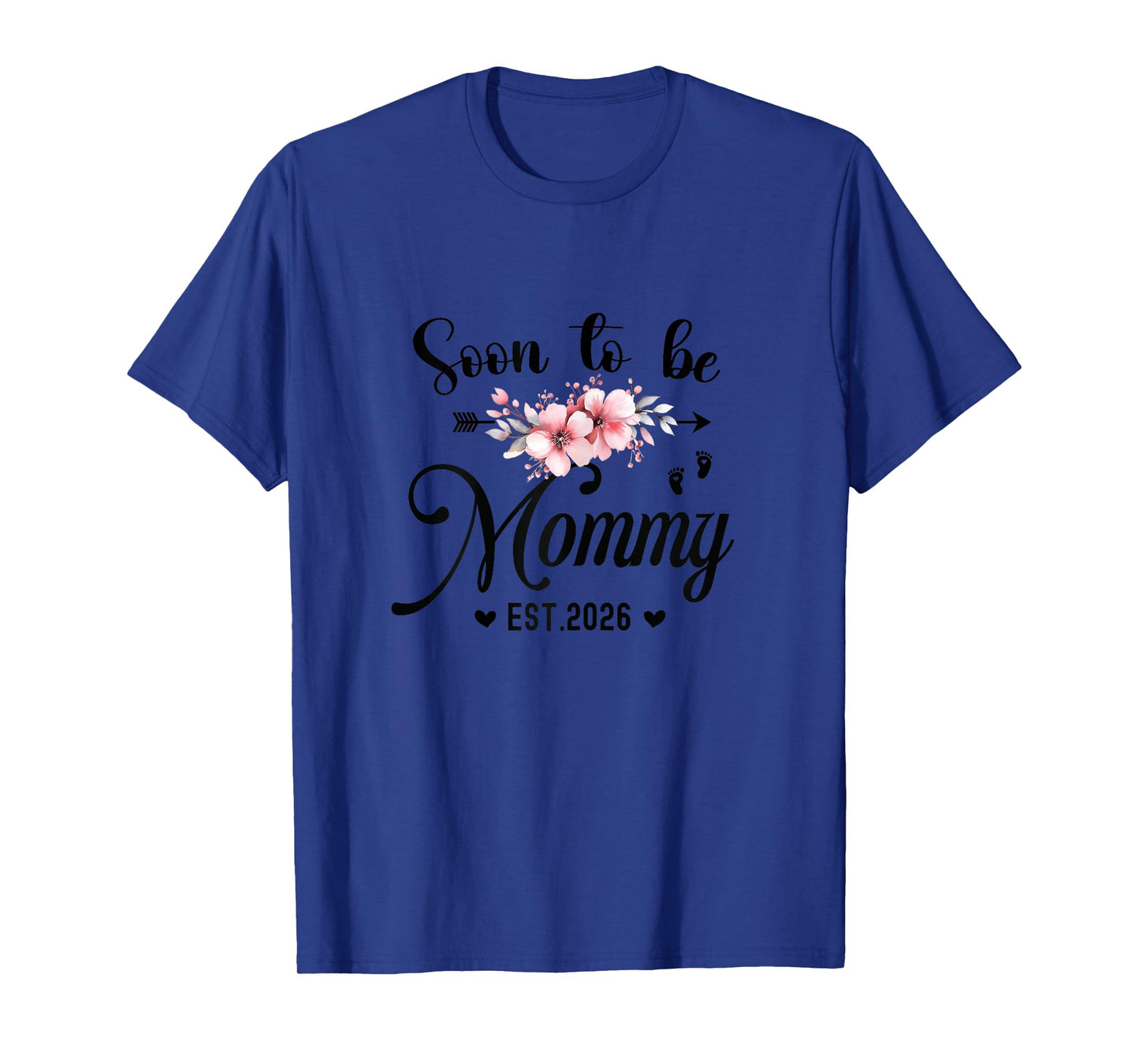 Soon To be Mommy 2026 Mom Est 2026 Loading Promoted to Mommy T-Shirt