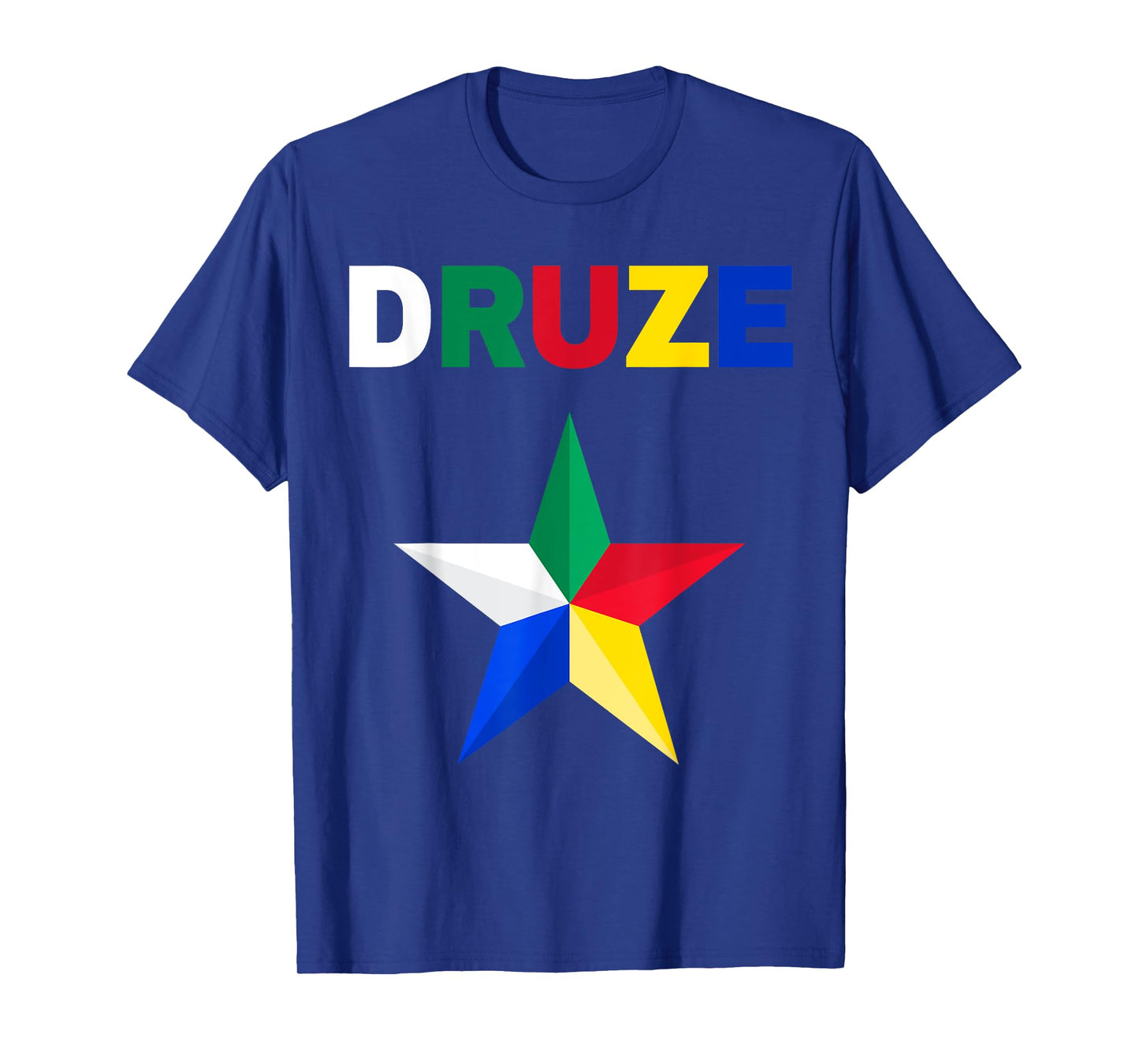Druze star,Druze flag,Druze symbol,As Suwayda,Syria,Lebanon. T-Shirt