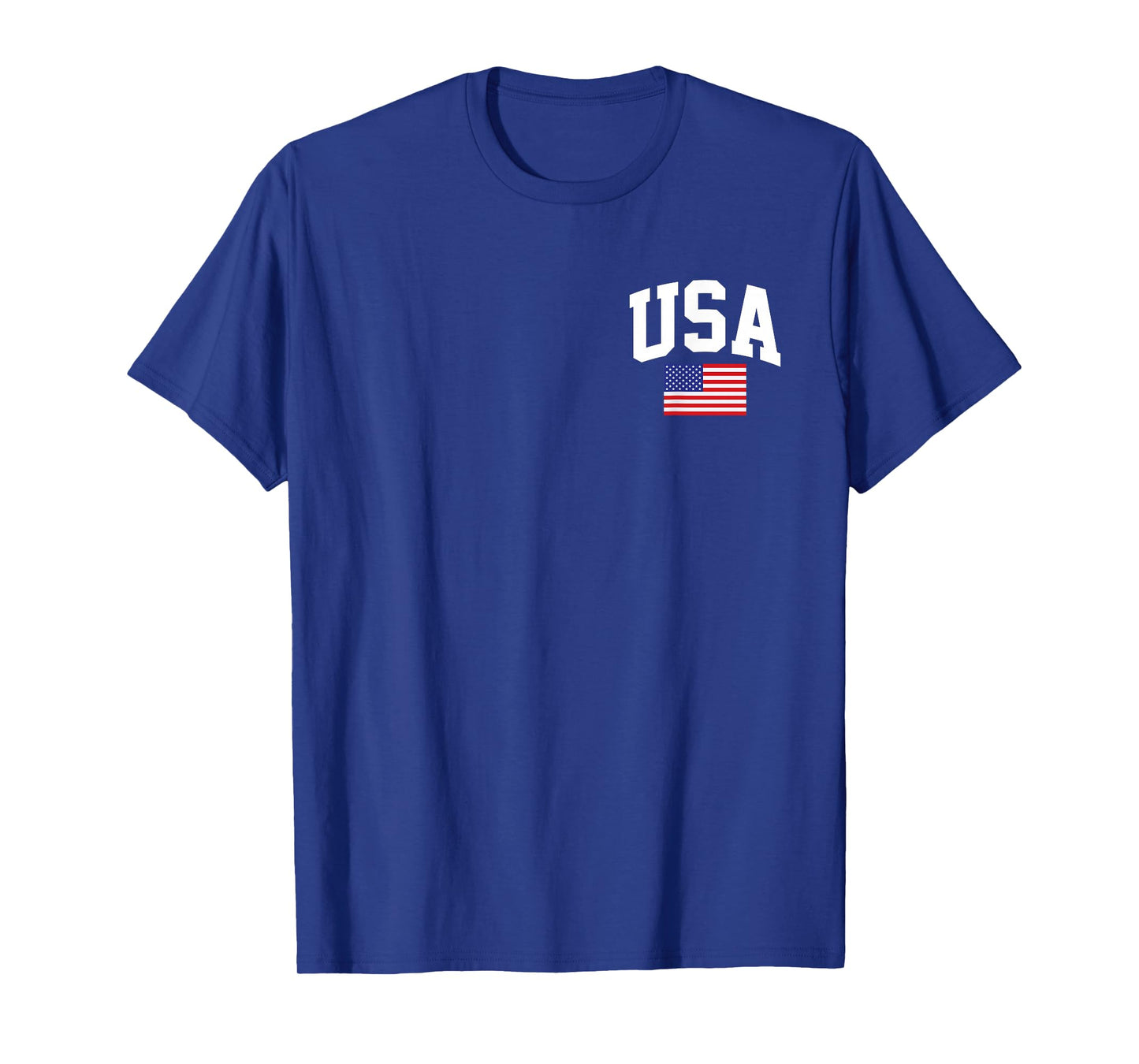 American Flag Stars Stripes 4th of July Patriotic USA Logo T-Shirt