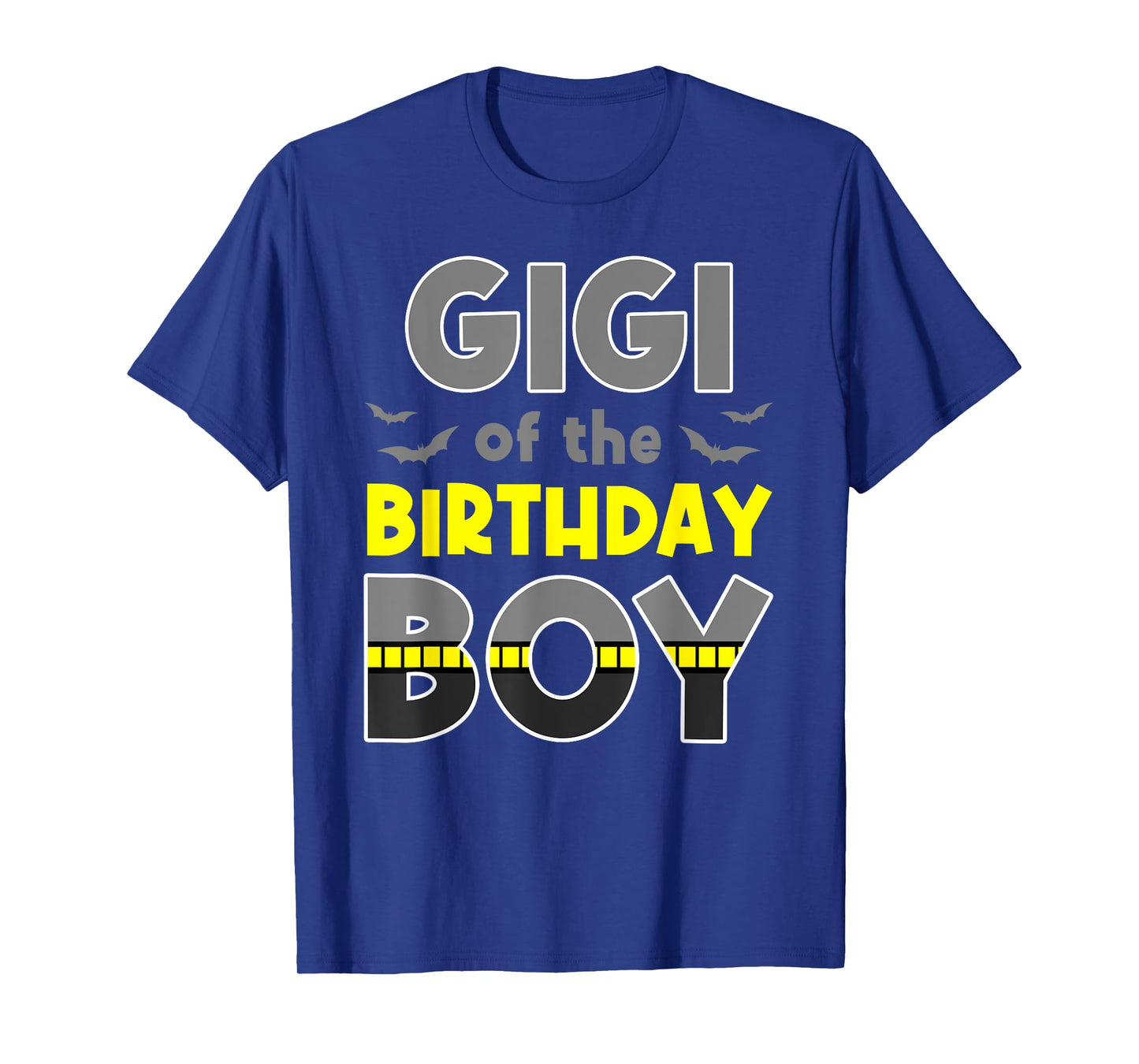 Gigi Of The Birthday Boy Bat Family Party Theme Boys Gift T-Shirt