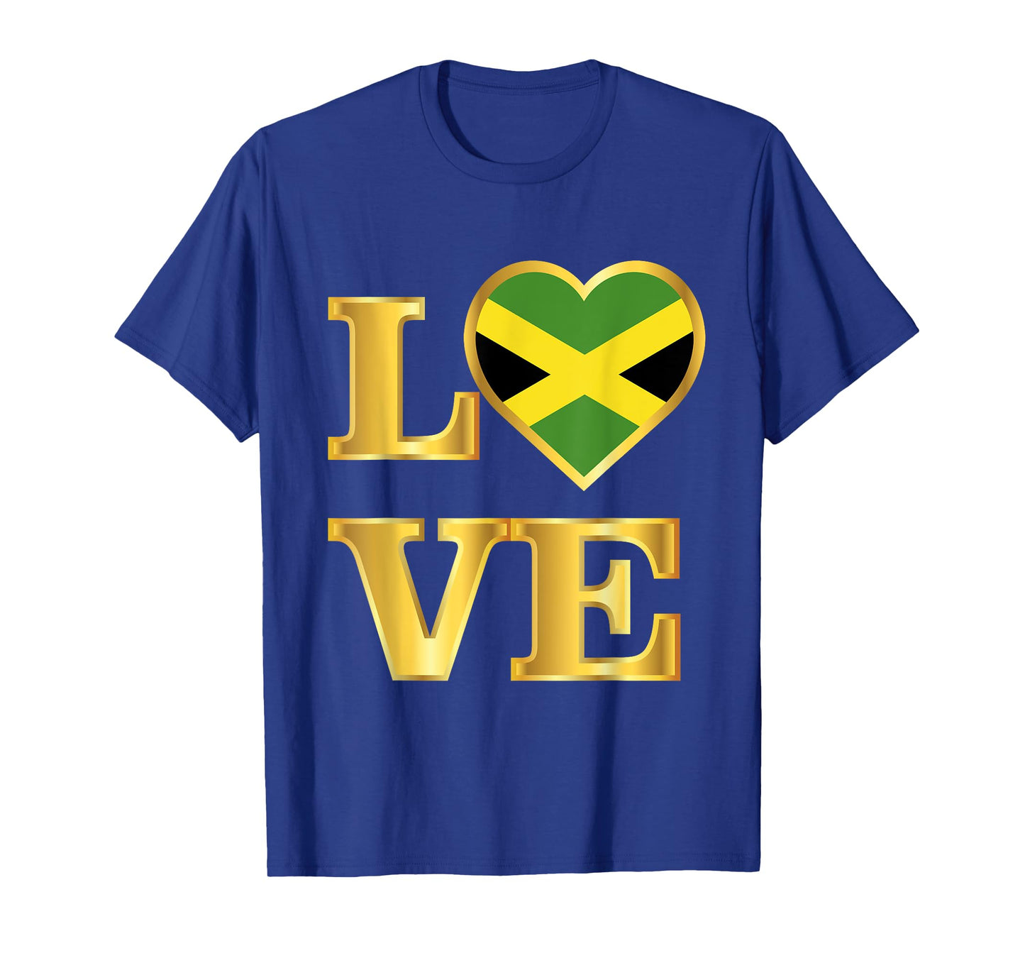 LOVE Jamaica Independence Day Jamaican Heart Jamaica Flag T-Shirt